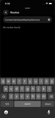 screenshot of /(accounts,onboarding)/accounts/ConnectHardwareNearbyDevices