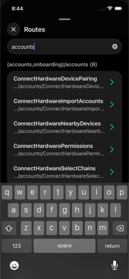 screenshot of /(accounts)/accounts