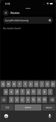 screenshot of /(chats,fungible,modules,perps,portfolio,predictions,socialProfile)/socialProfile/SocialProfileFollowing