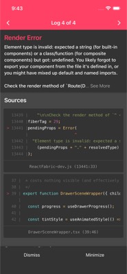 screenshot of /(drawer)/DrawerSceneWrapper