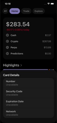 screenshot of /CardDetails