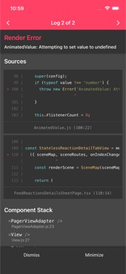 screenshot of /FeedReactionsDetailsSheet